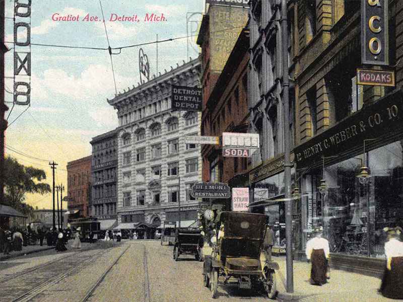 Historic Gratiot Avenue in Detroit, where the Hafke plumbing story began
